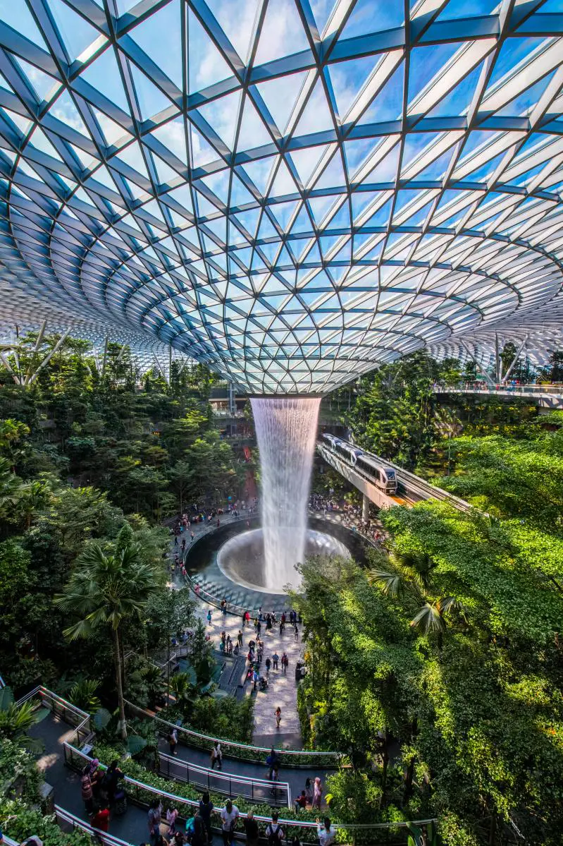 Jewel Changi Airport Rain Vortex